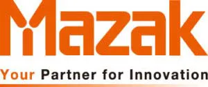 Logo de Mazak avec le slogan "Your Partner for Innovation", leader mondial des machines-outils.