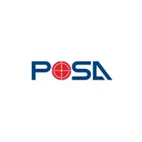 Logo de POSA, fabricant de broches industrielles et solutions d'usinage de haute précision.