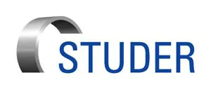 Logo de Studer, fabricant de rectifieuses cylindriques et solutions de rectification de précision.